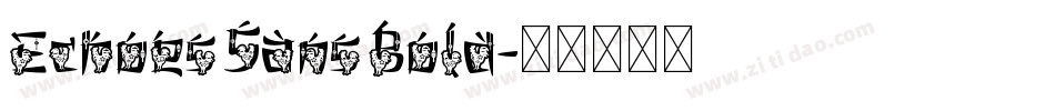 Echoes Sans Bold字体转换